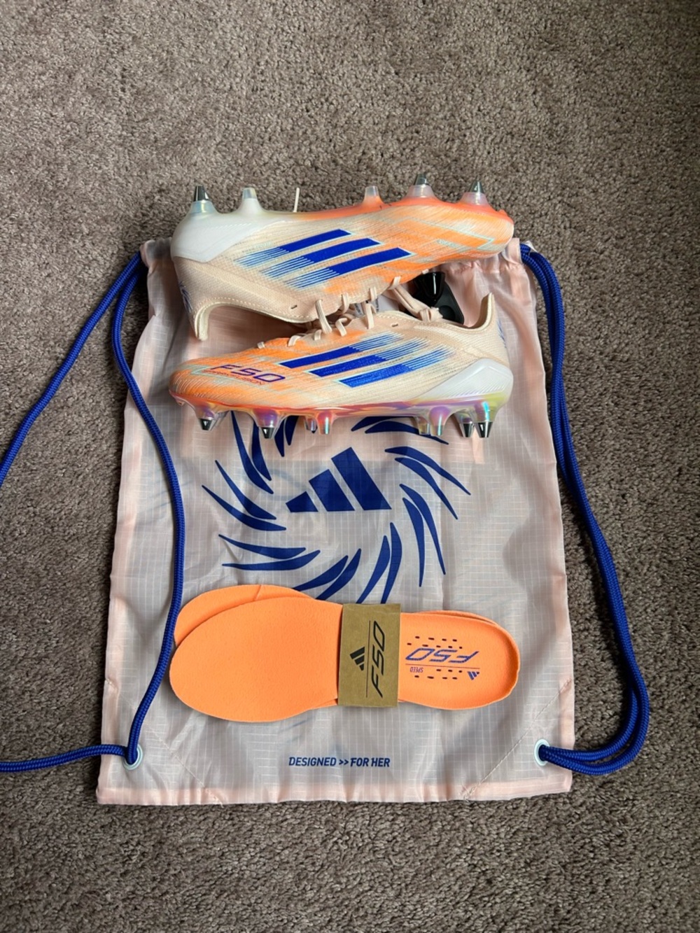 Adidas F50 SPARKFUSION ELITE SG - Women’s Size 5.5 NWOB